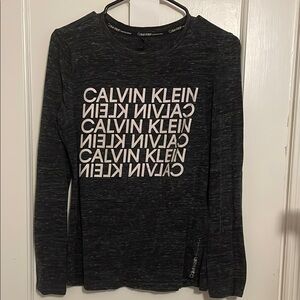 Calvin Klein Charcoal Long Sleeve Tee